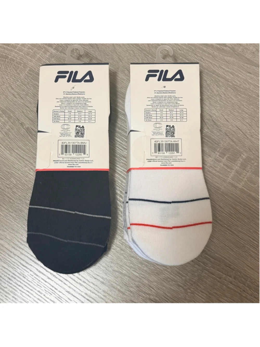 FILA Super No Show Socks 2 Packs 5-Pair Each Size 6-10 — 10 Pairs - b10